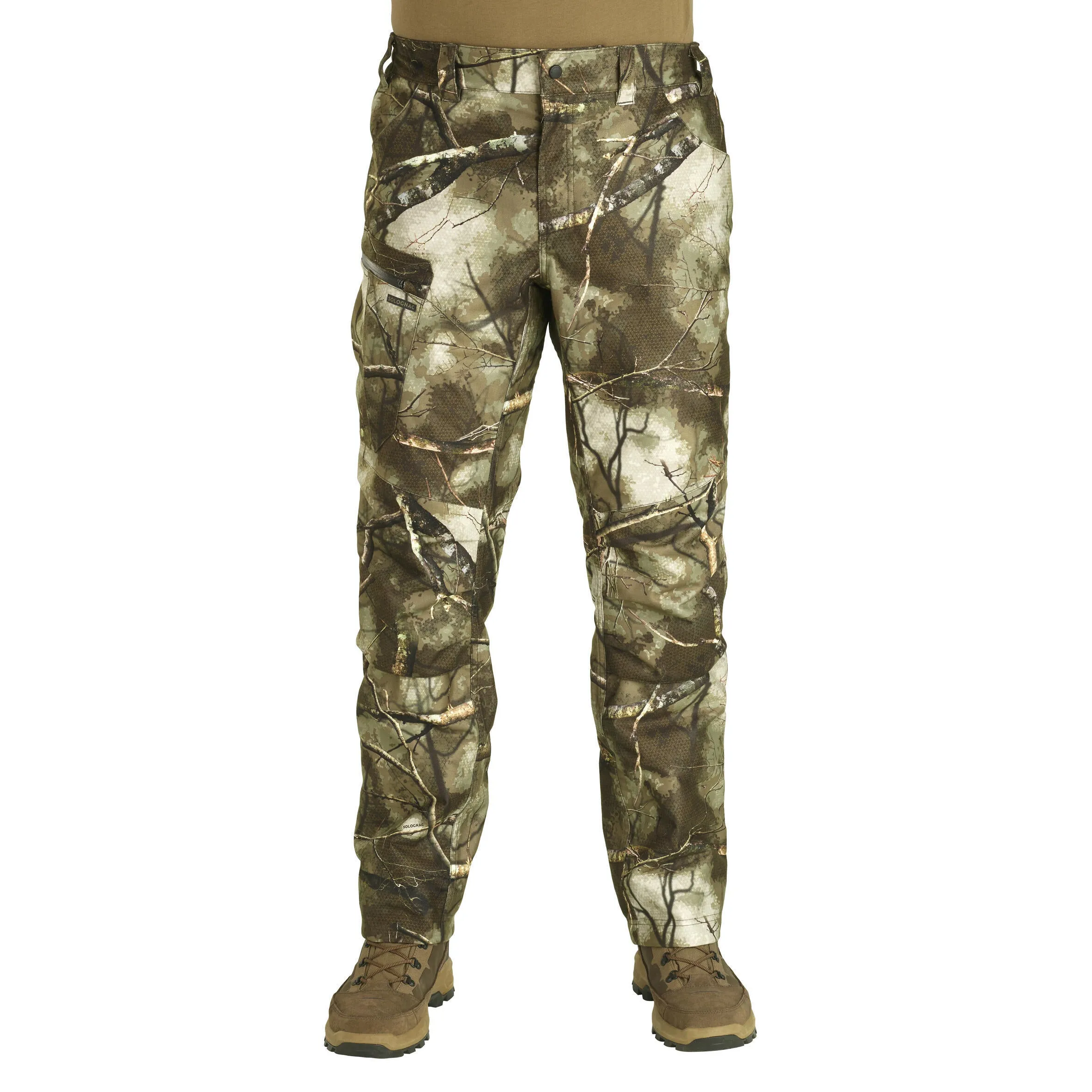 Hunting trousers TREEMETIC 500 waterproof, warm SOLOGNAC