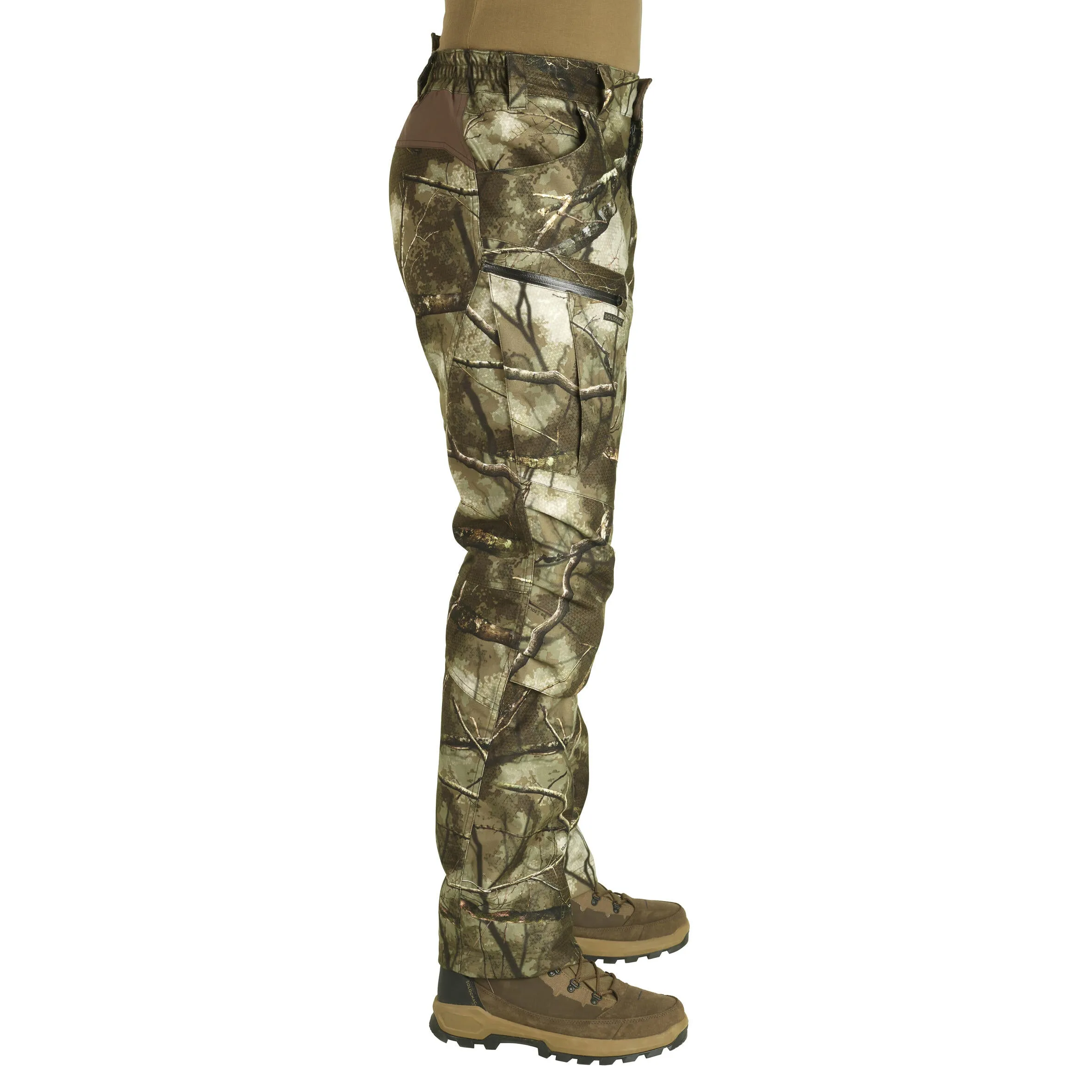 Hunting trousers TREEMETIC 500 waterproof, warm SOLOGNAC