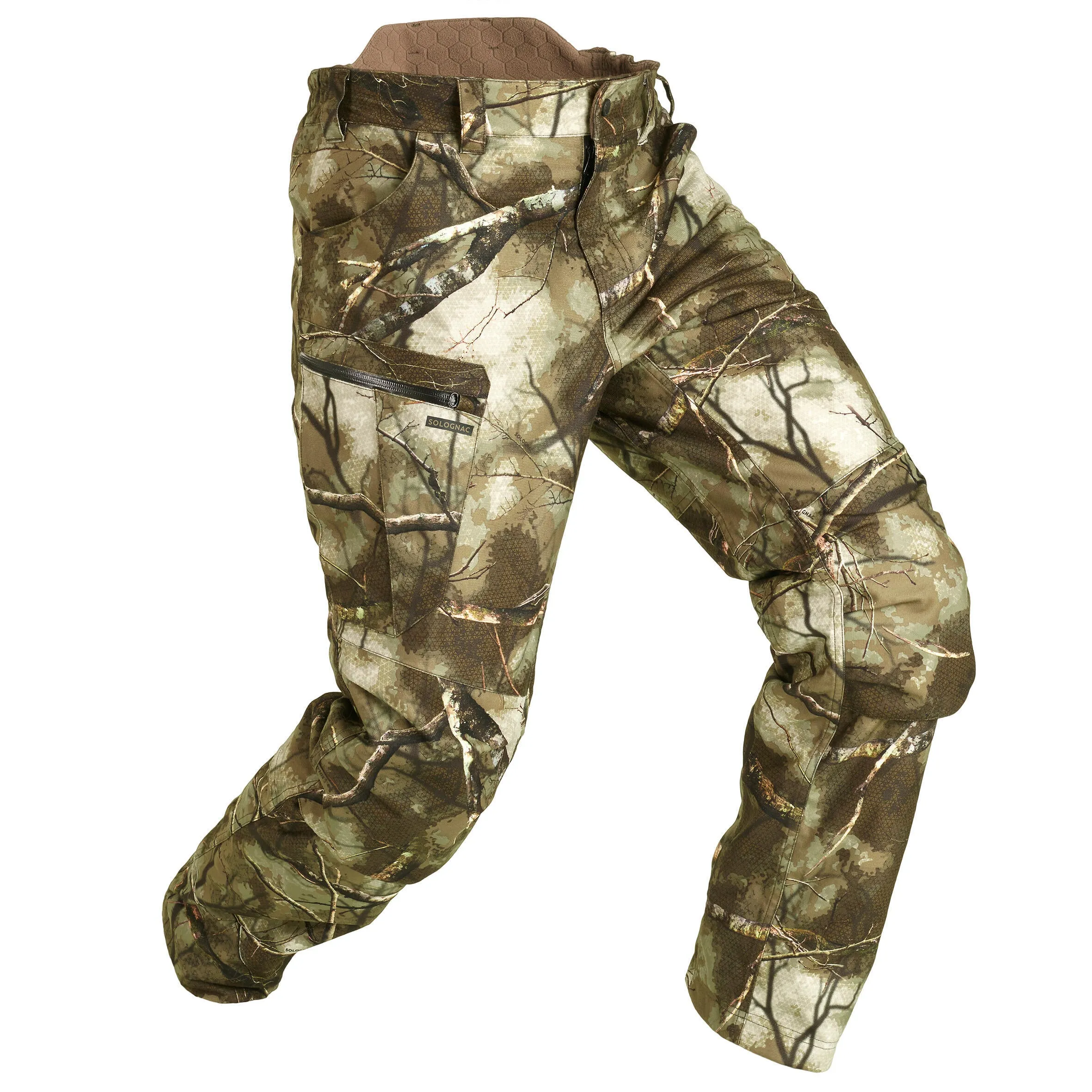 Hunting trousers TREEMETIC 500 waterproof, warm SOLOGNAC