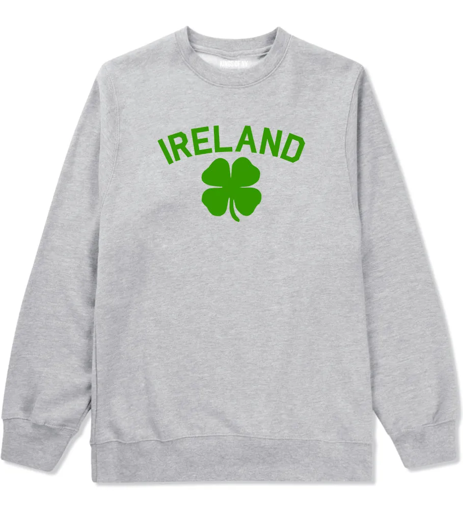 Ireland Shamrock St Paddys Day Mens Crewneck Sweatshirt