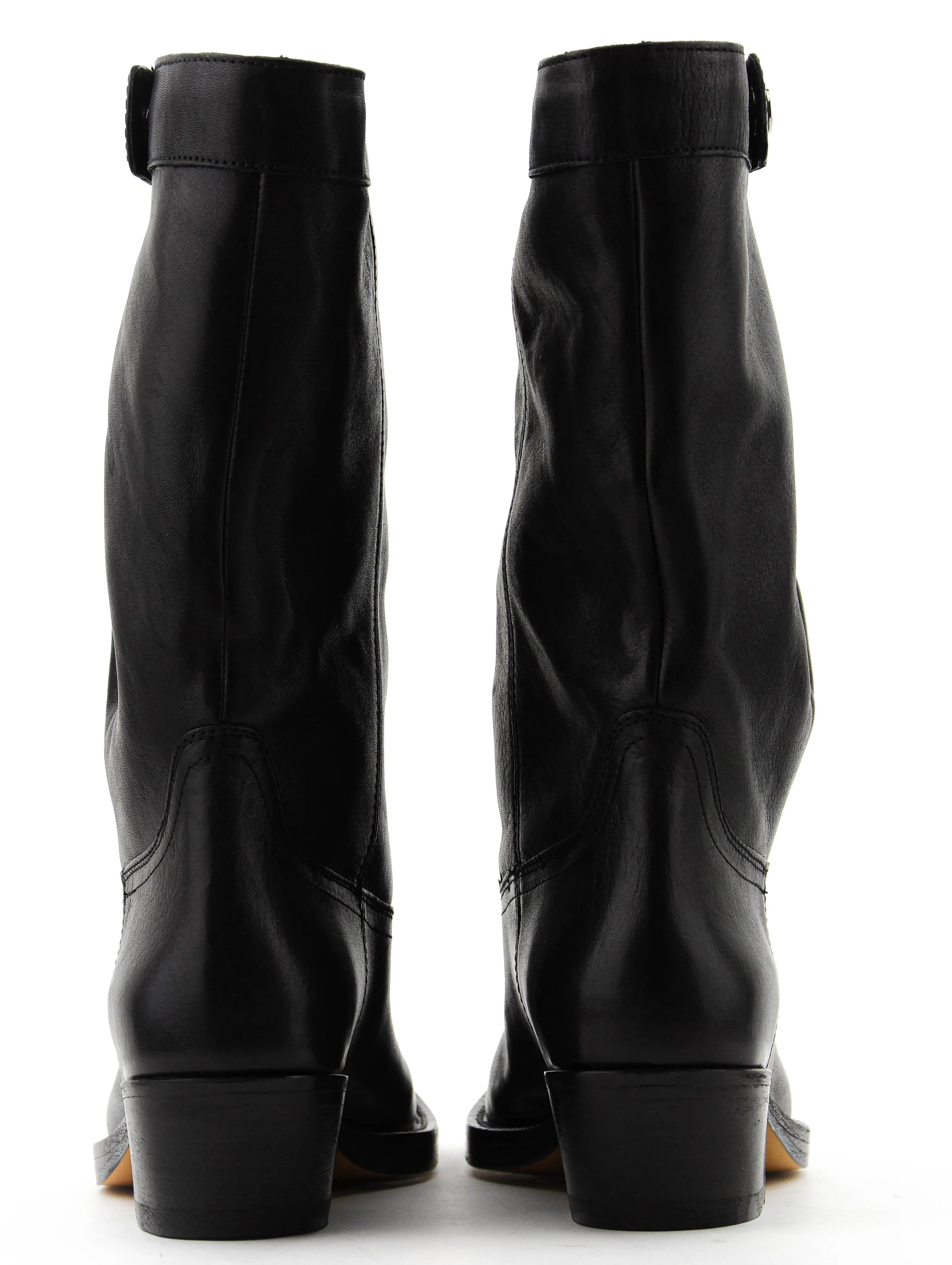 ISABEL MARANT ADEME BIKER BOOT BLACK