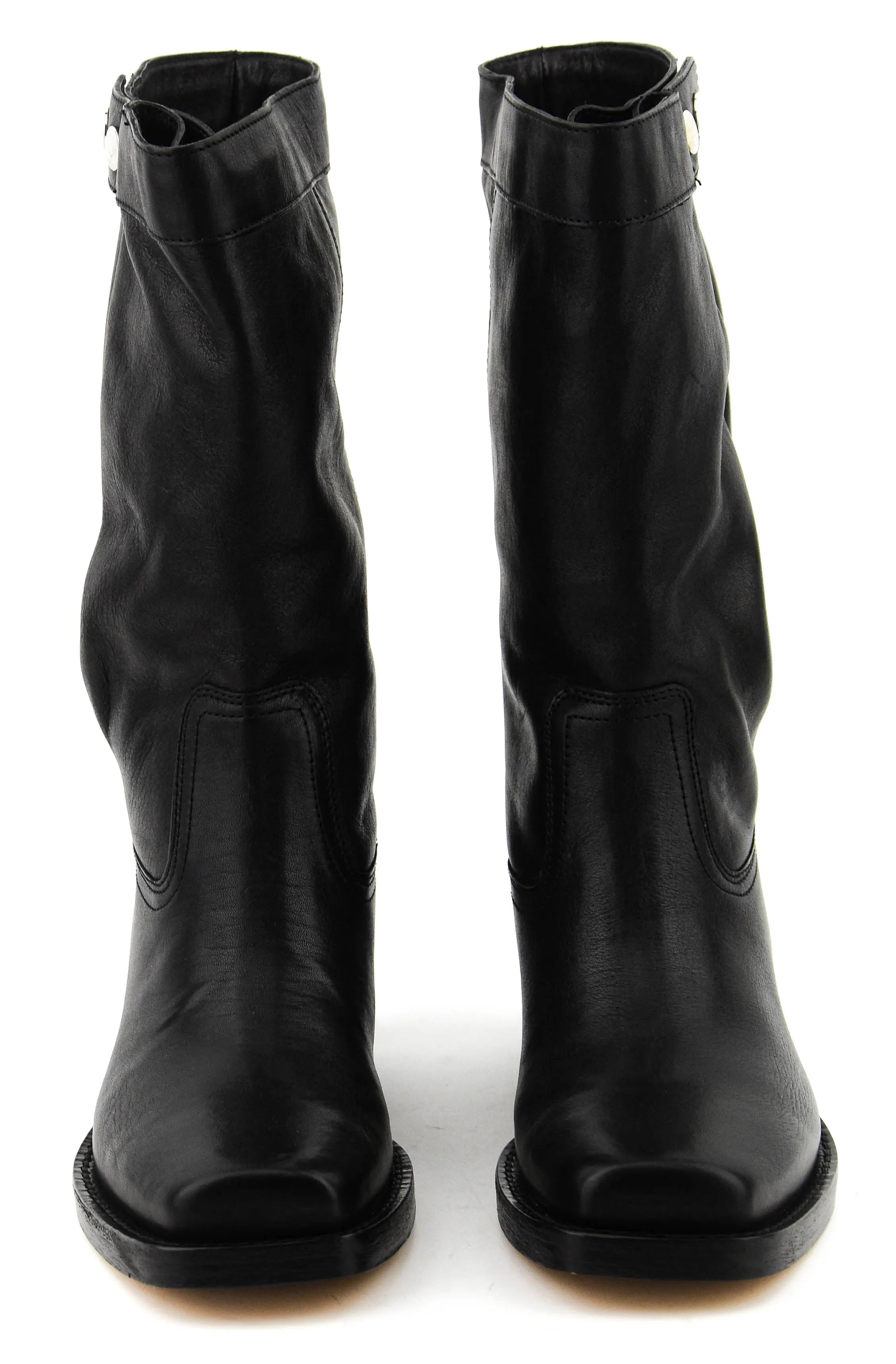 ISABEL MARANT ADEME BIKER BOOT BLACK