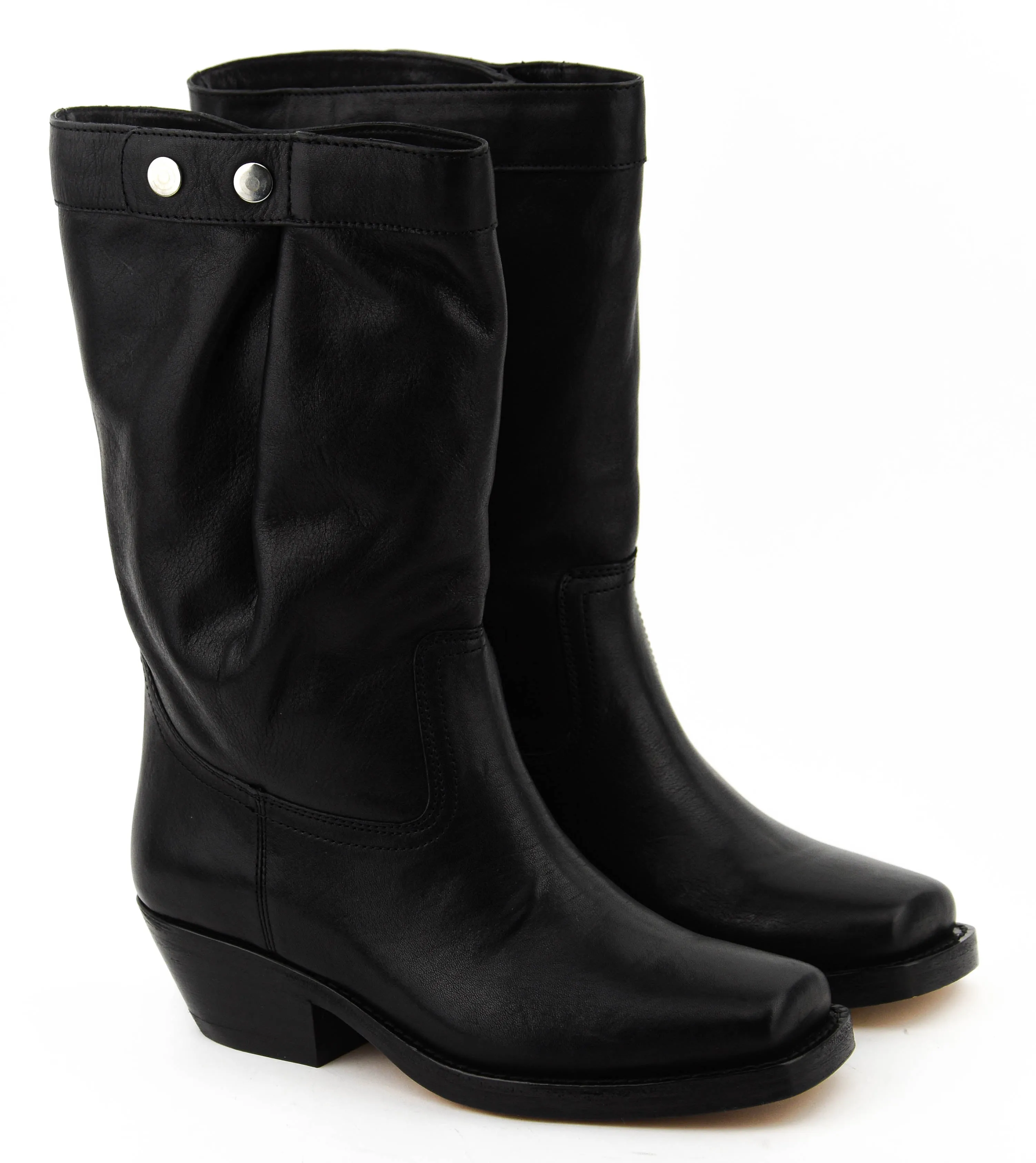 ISABEL MARANT ADEME BIKER BOOT BLACK