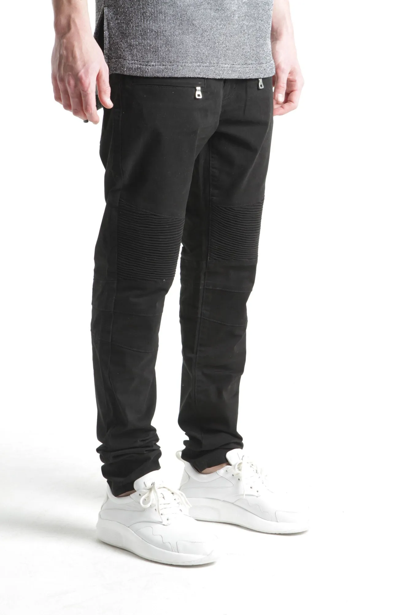 Jalpa Biker Denim (Black Twill)