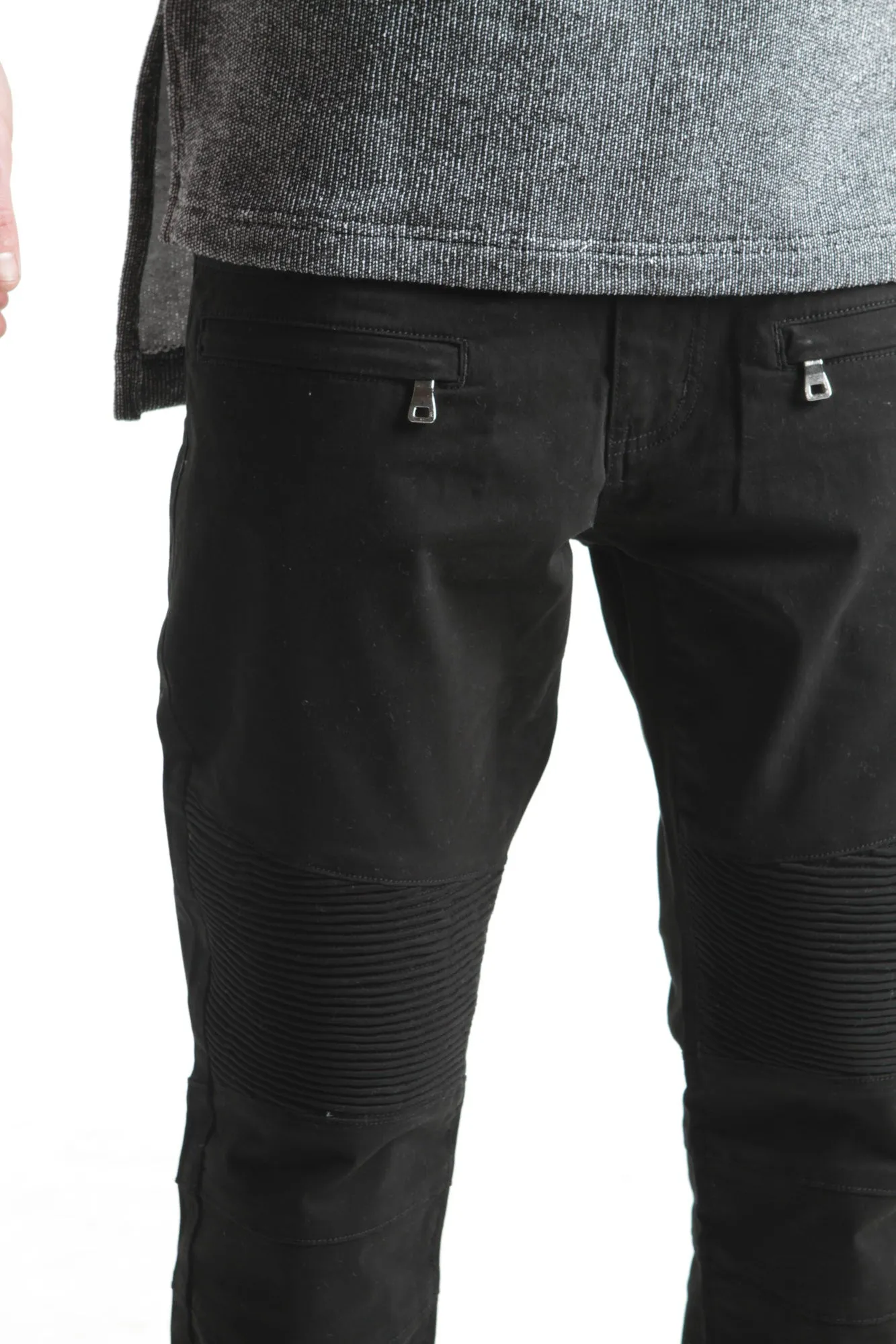 Jalpa Biker Denim (Black Twill)