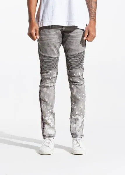 Johnnie Biker Denim (Grey)