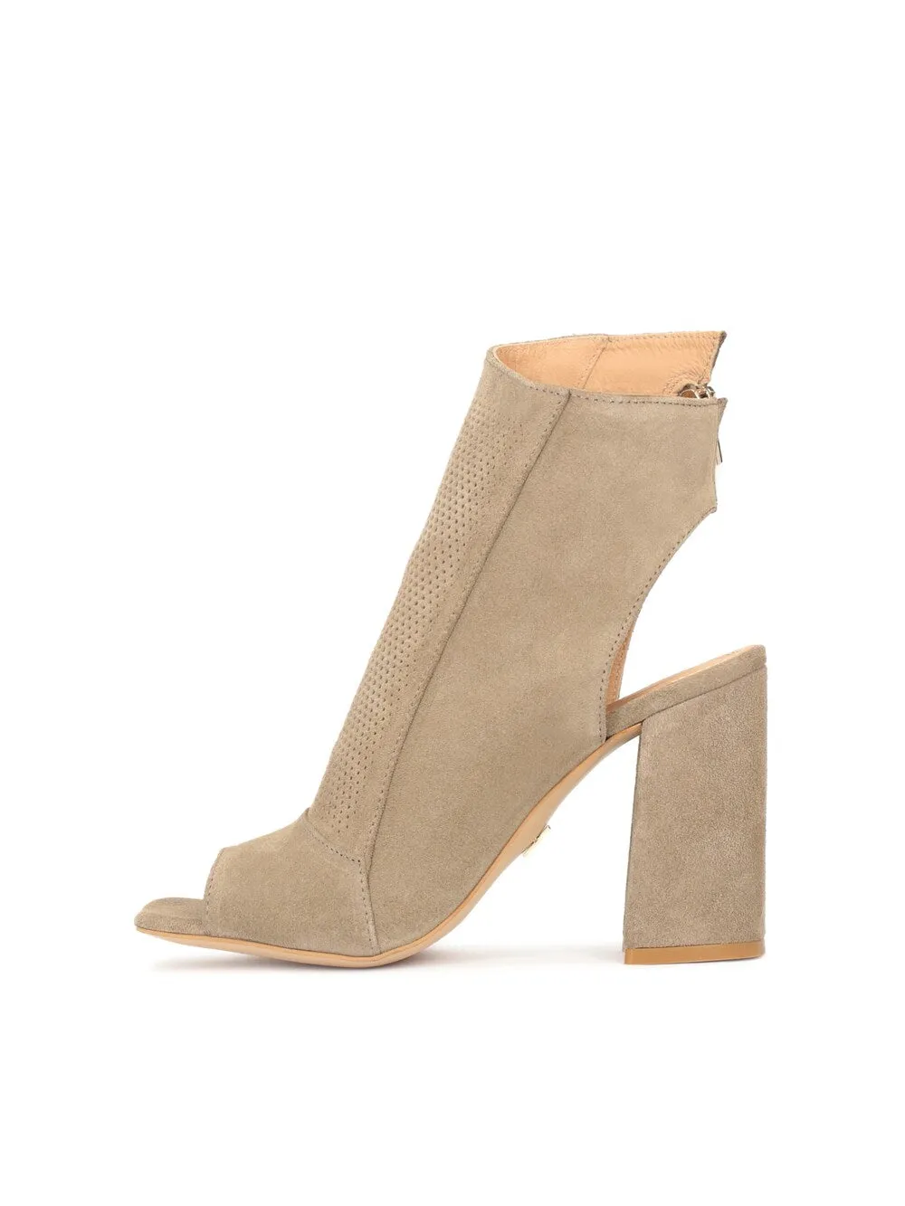 Kazar ankle boots, dark beige