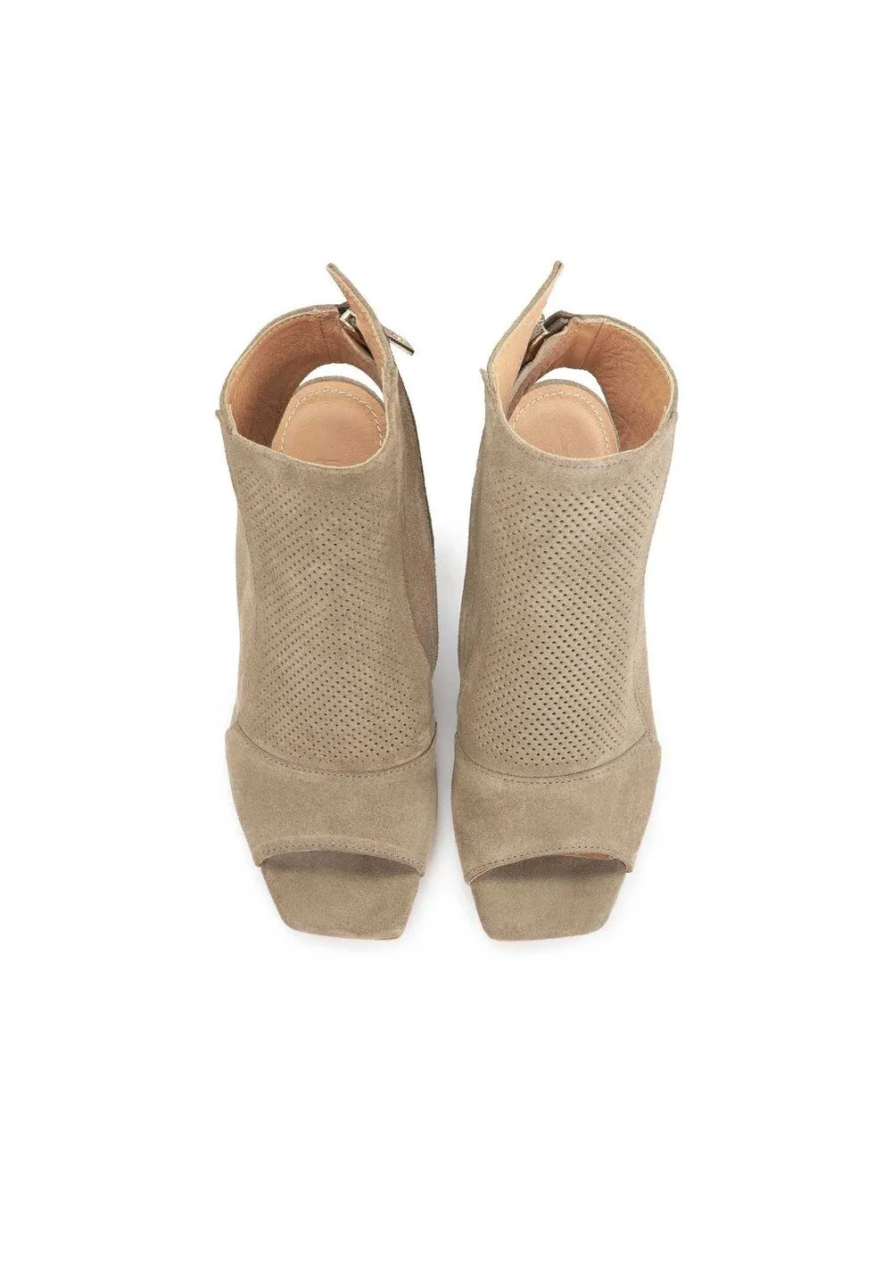 Kazar ankle boots, dark beige