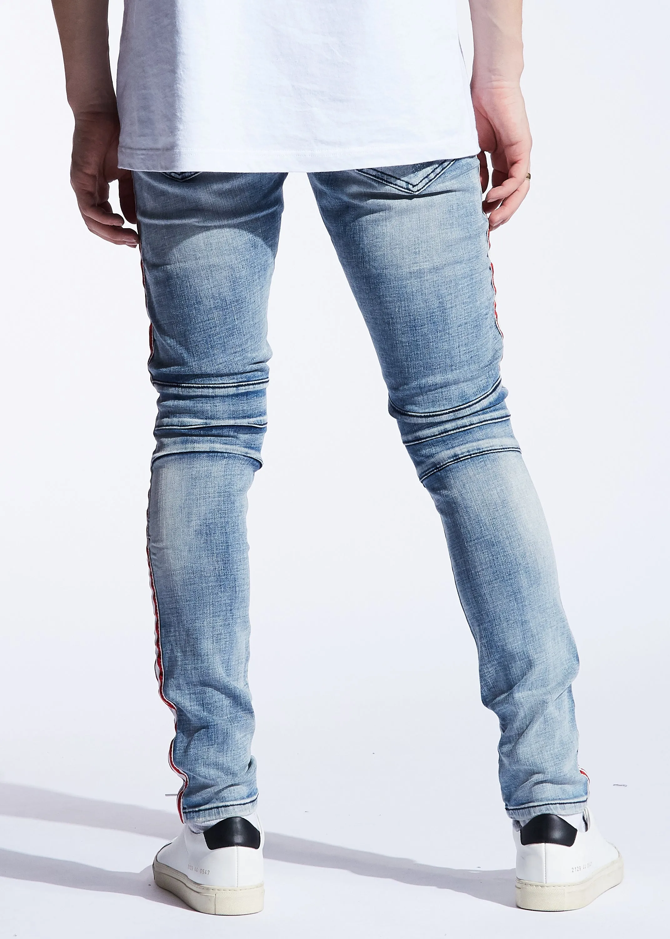 Khalil Biker Denim (Blue)