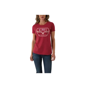 Kimes Ranch Women's Distance Cardinal Tee Shirt