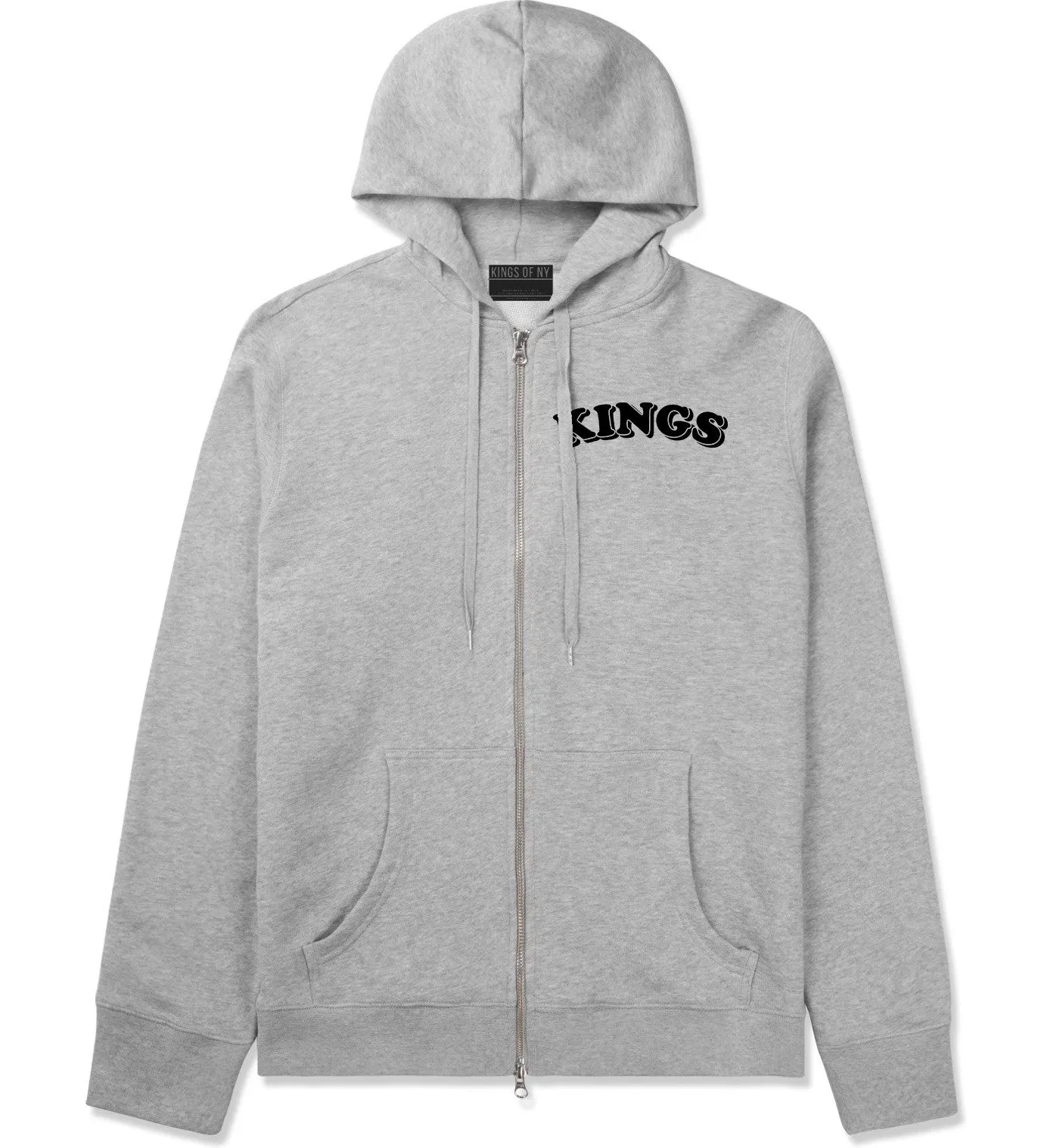 KINGS Bubble Letters Zip Up Hoodie