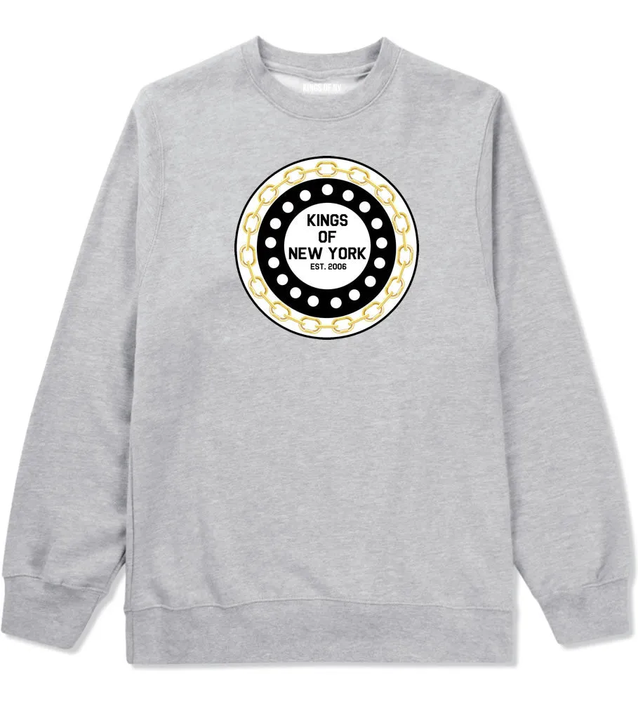 Kings Of NY Chain Logo Crewneck Sweatshirt