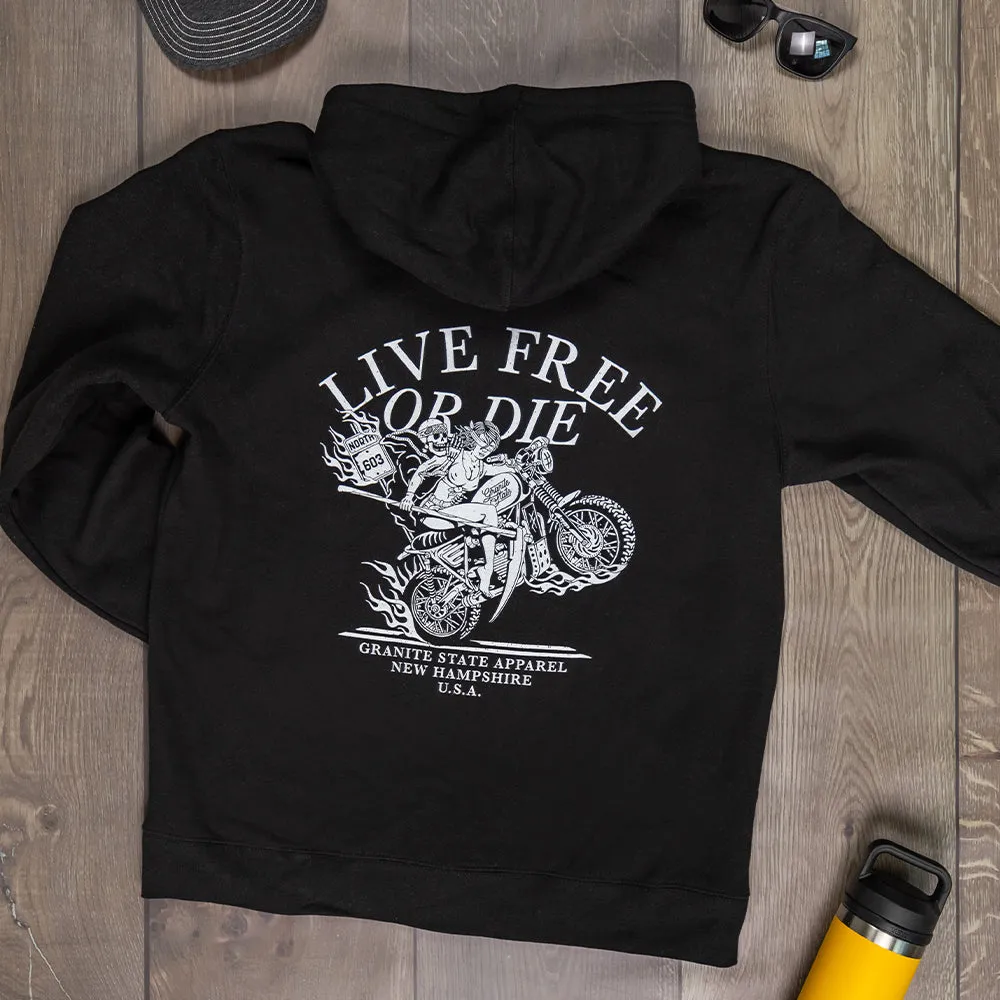 LFOD Biker Hoodie-Black