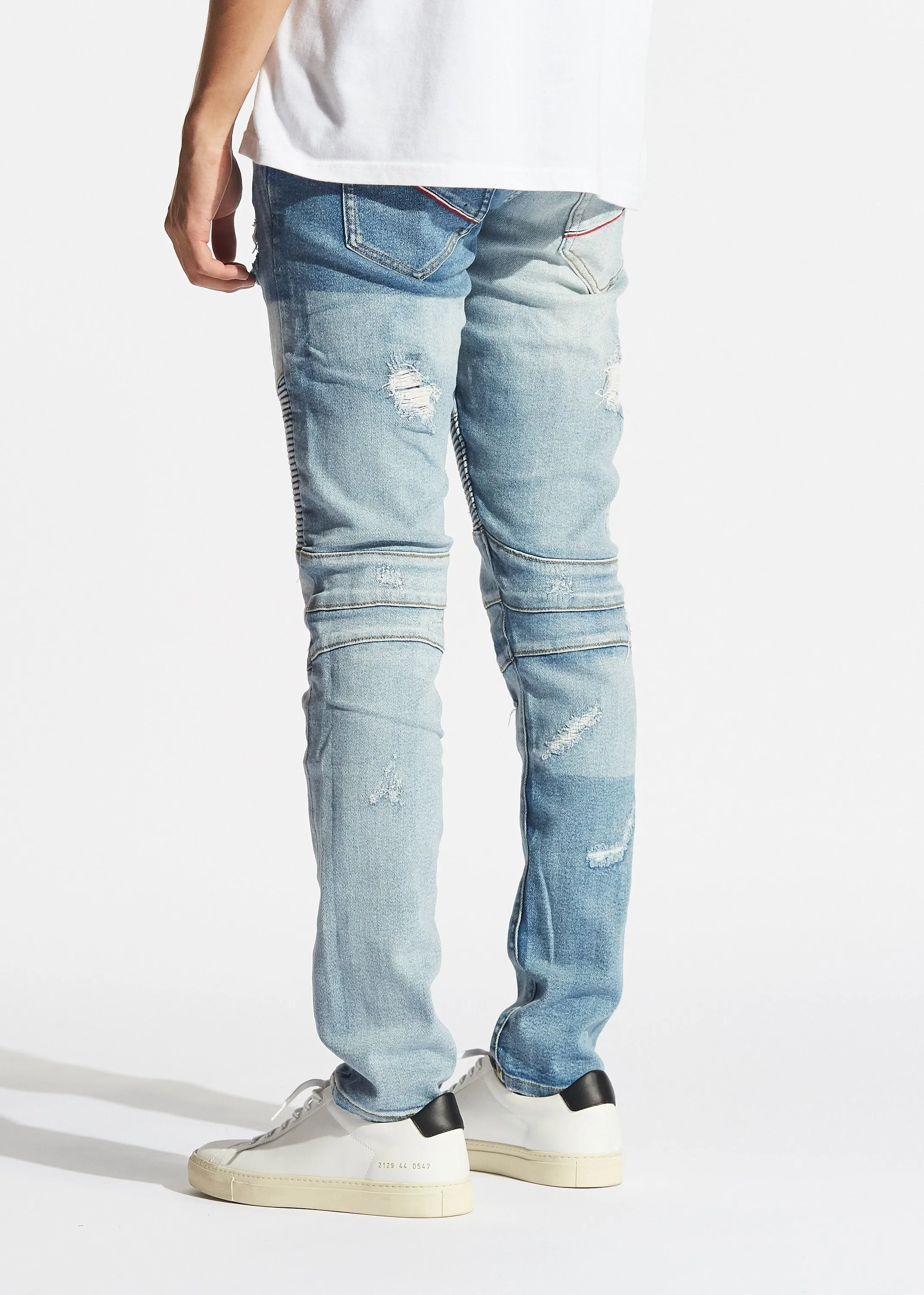 Logan Biker Denim (Light Blue)