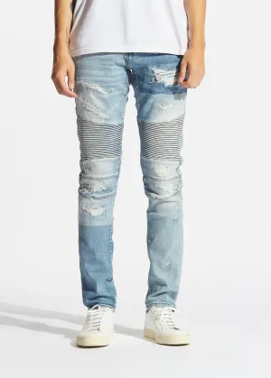 Logan Biker Denim (Light Blue)