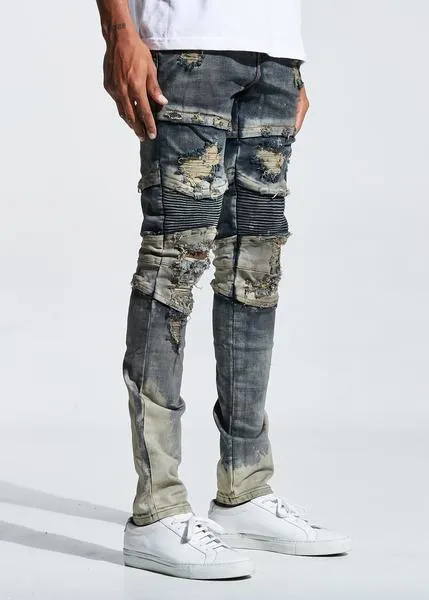 Lucas Biker Denim (Vintage Blue)