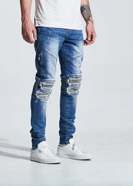 Mackenzie Ripped Denim (Washed Blue)