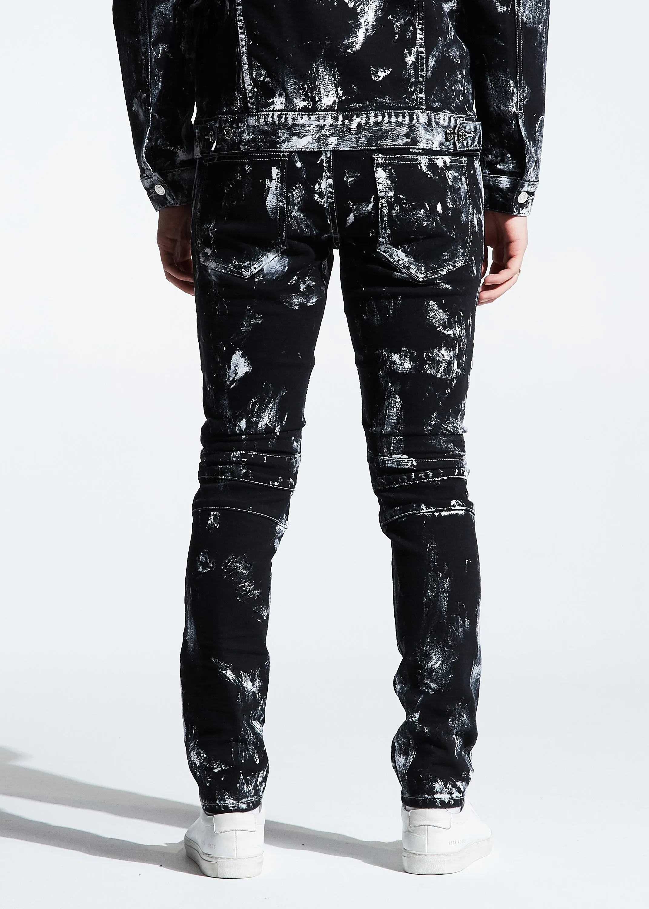 Mays Biker Denim (Black Paint)