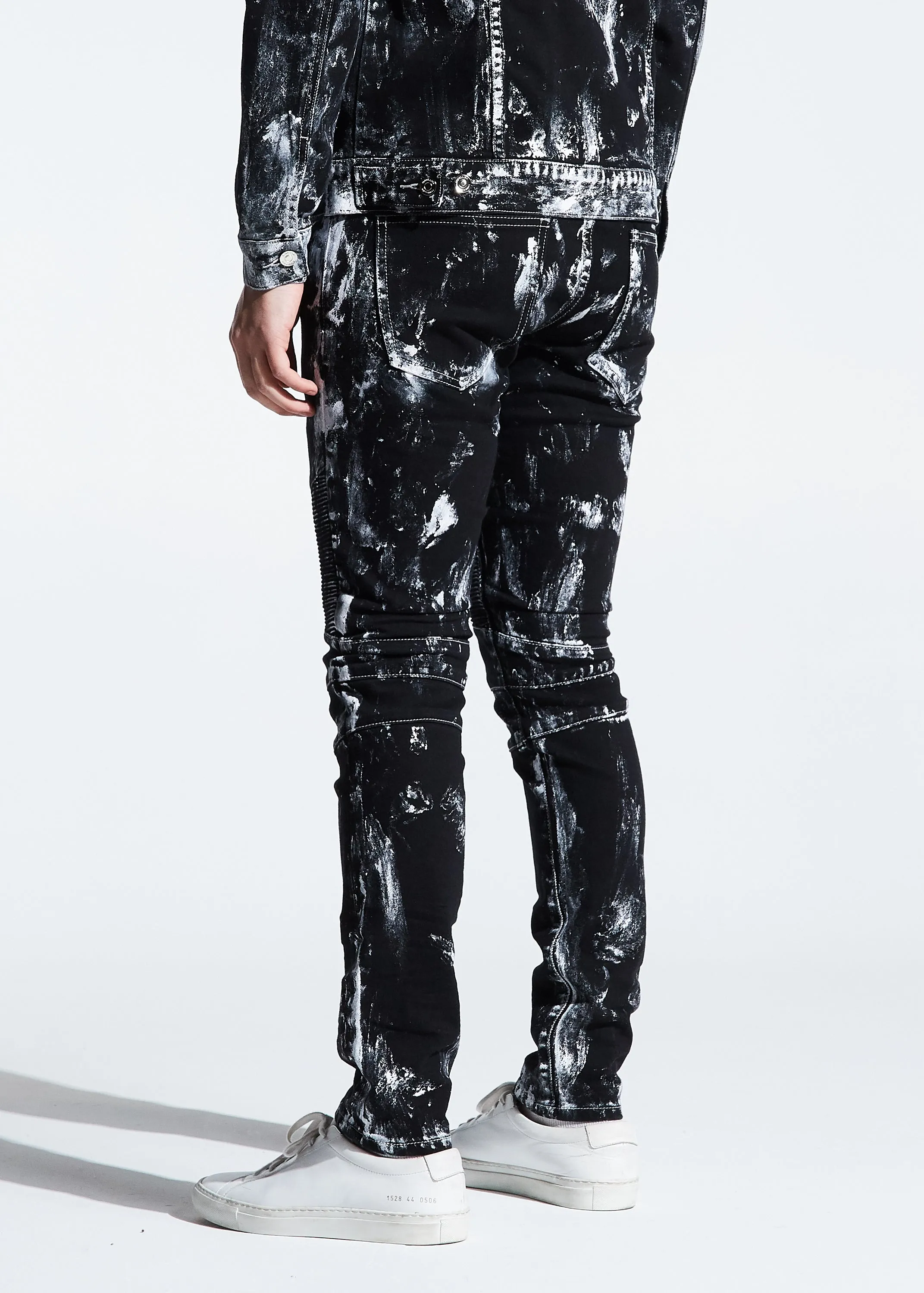 Mays Biker Denim (Black Paint)