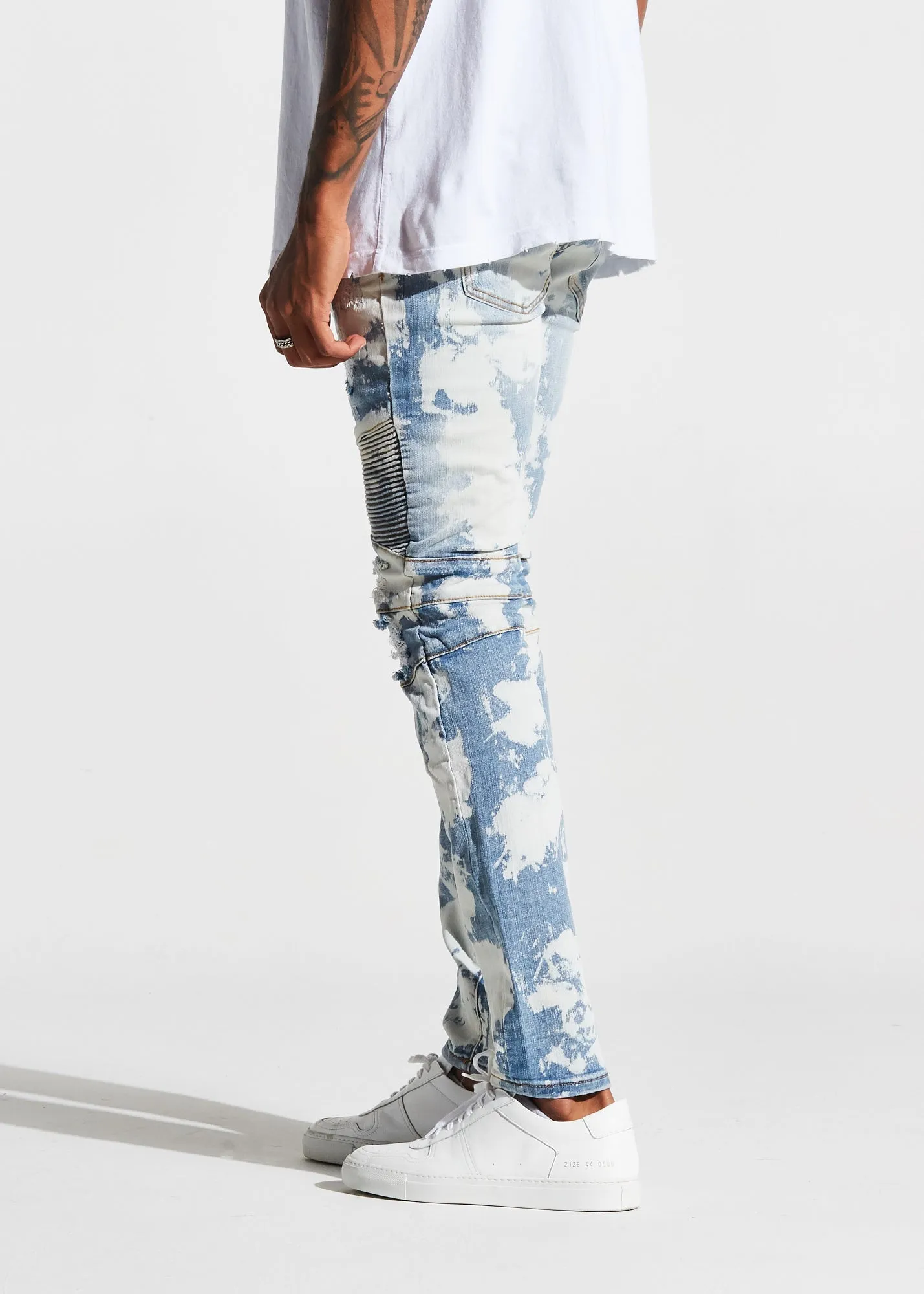 McClure Biker Denim (Cloud Wash)