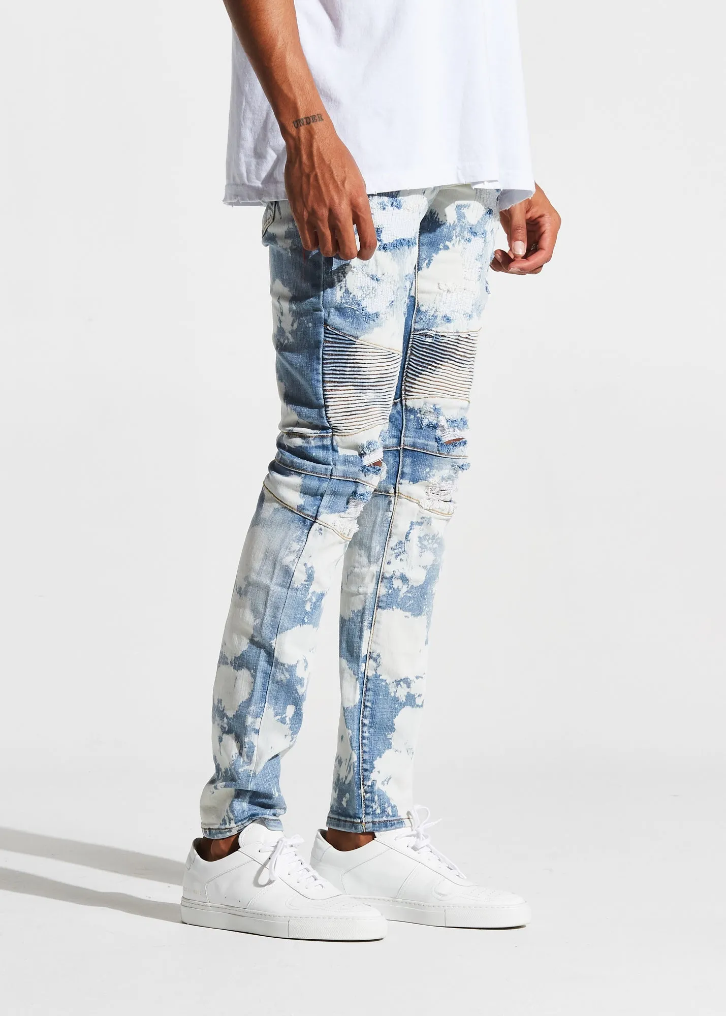 McClure Biker Denim (Cloud Wash)