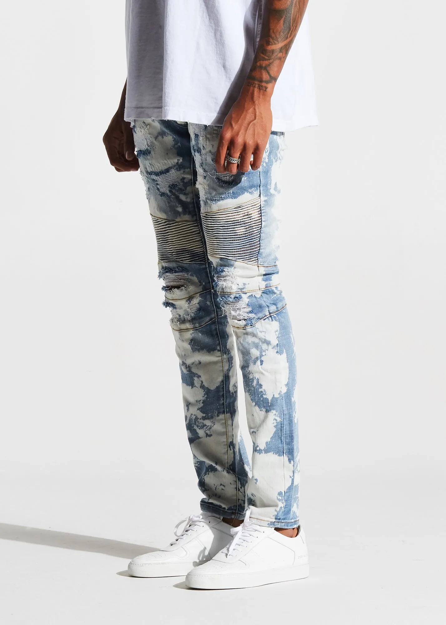 McClure Biker Denim (Cloud Wash)