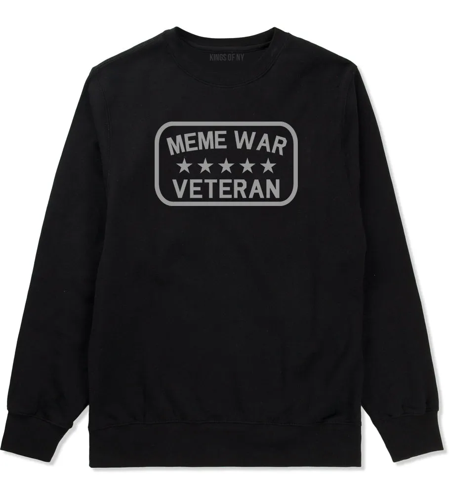 Meme War Veteran Mens Crewneck Sweatshirt