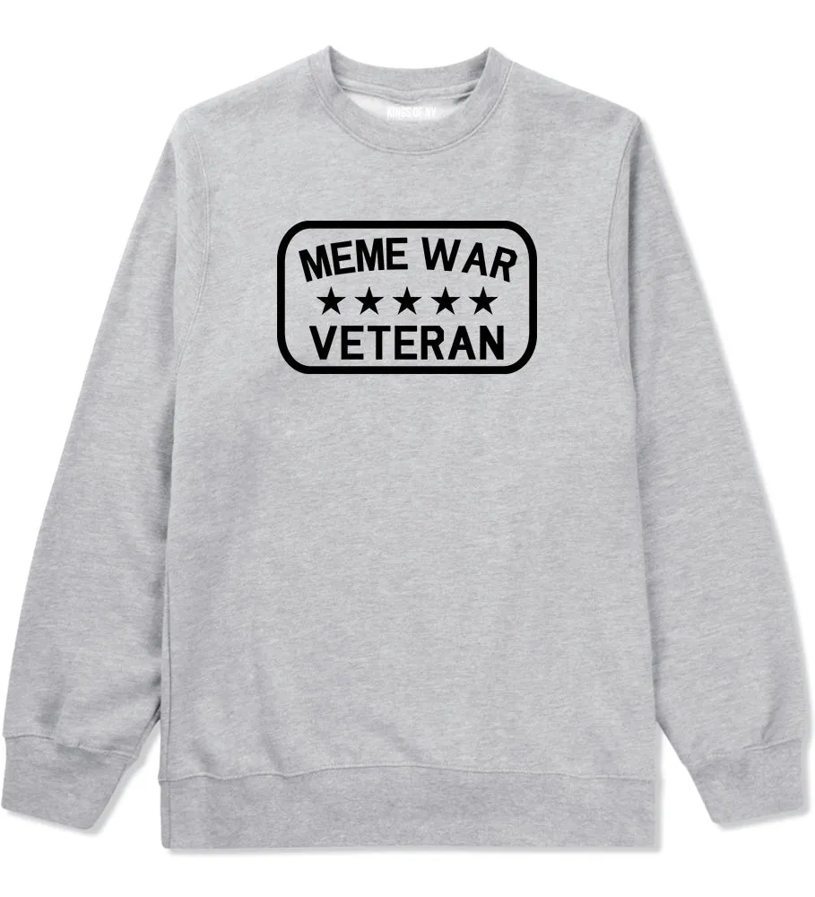 Meme War Veteran Mens Crewneck Sweatshirt