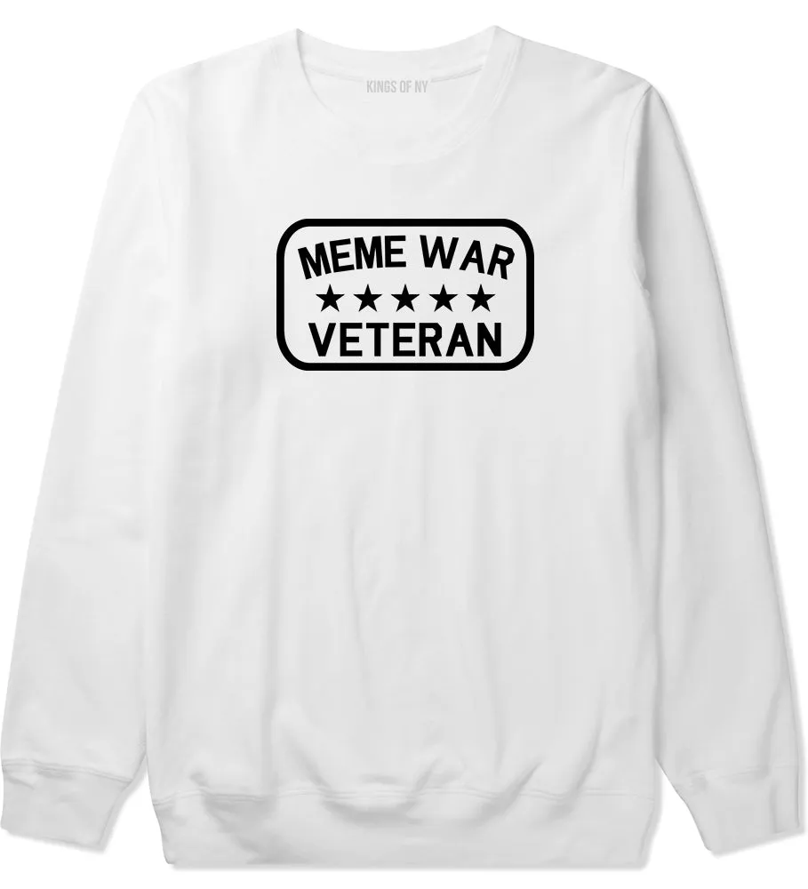 Meme War Veteran Mens Crewneck Sweatshirt