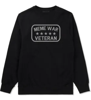 Meme War Veteran Mens Crewneck Sweatshirt