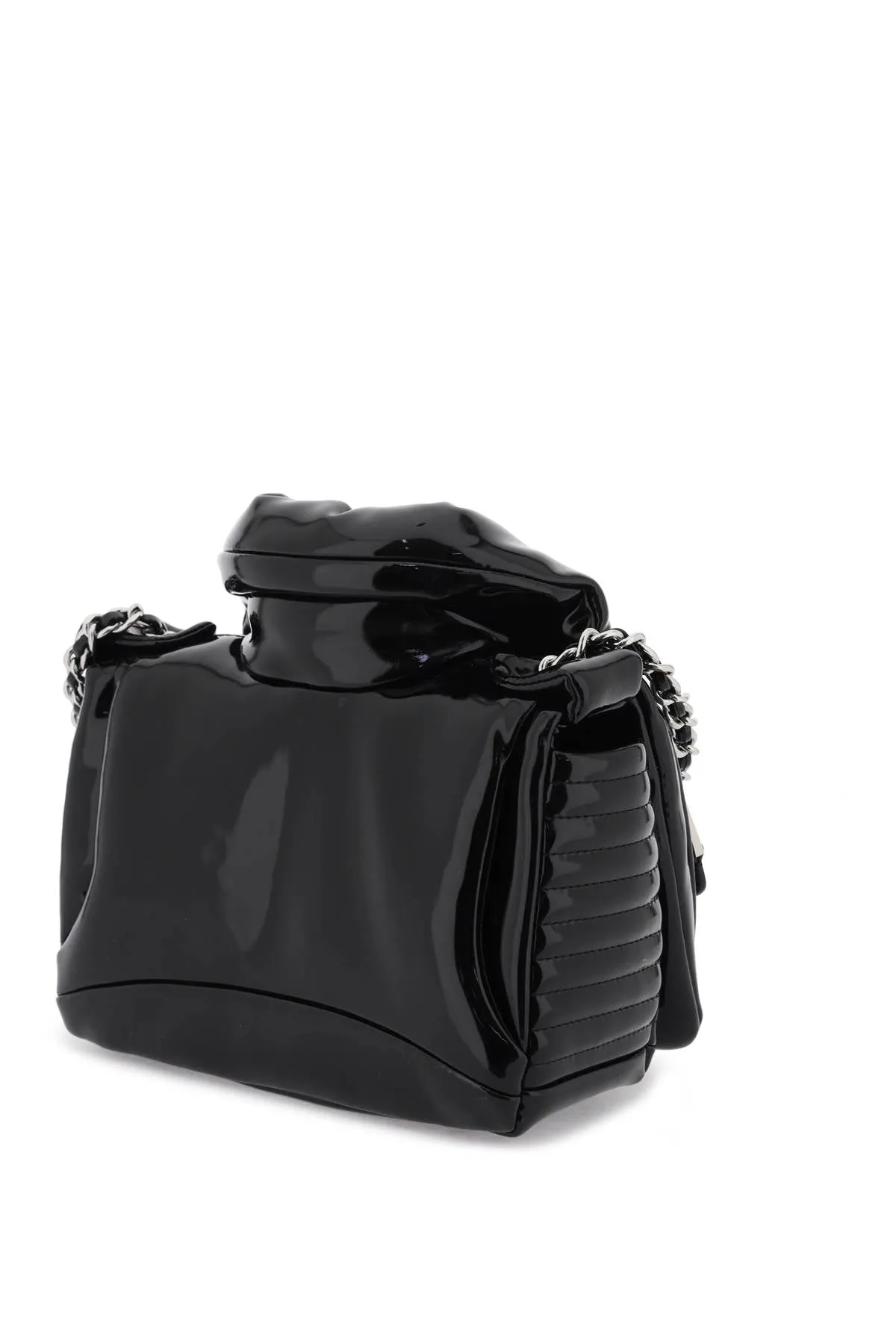 Moschino Inflatable Effect Biker Bag