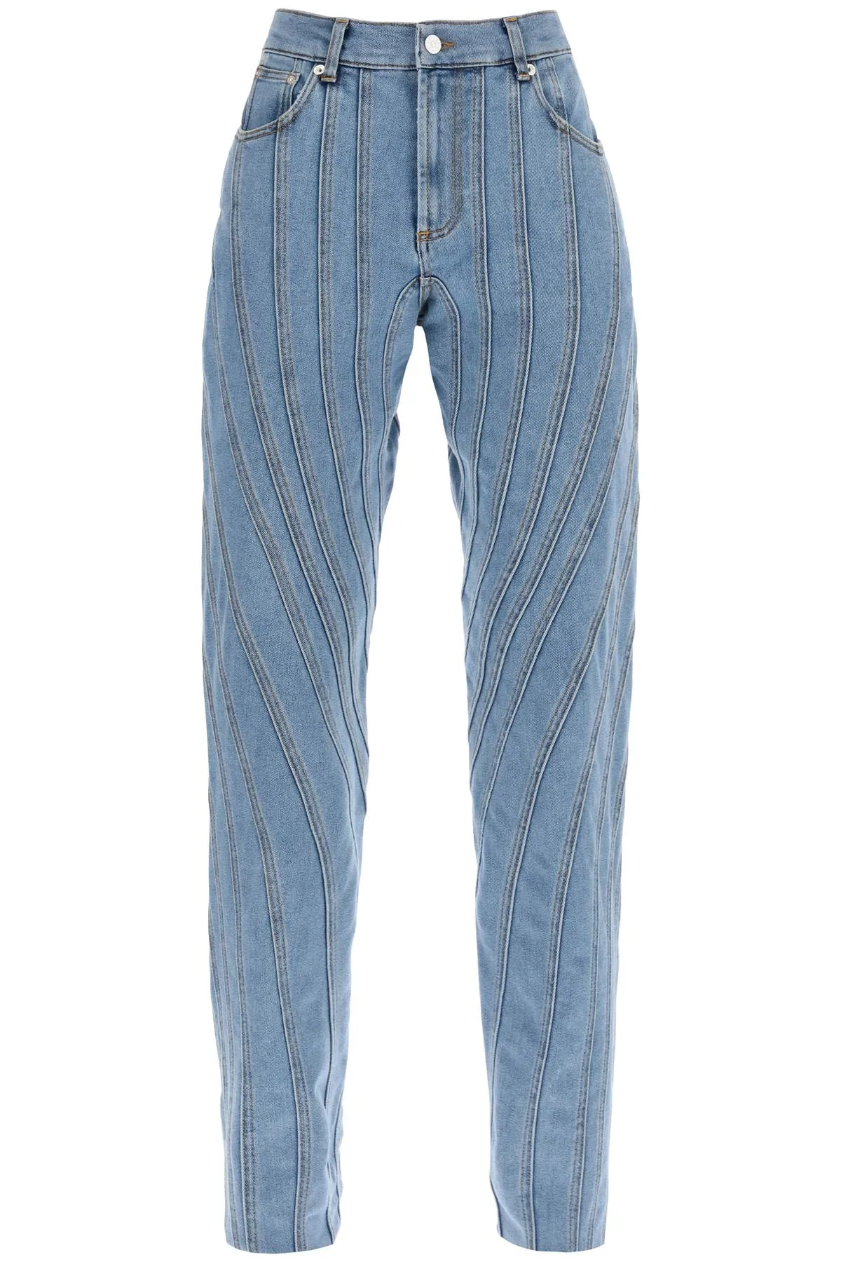 Mugler Spiral Baggy Jeans