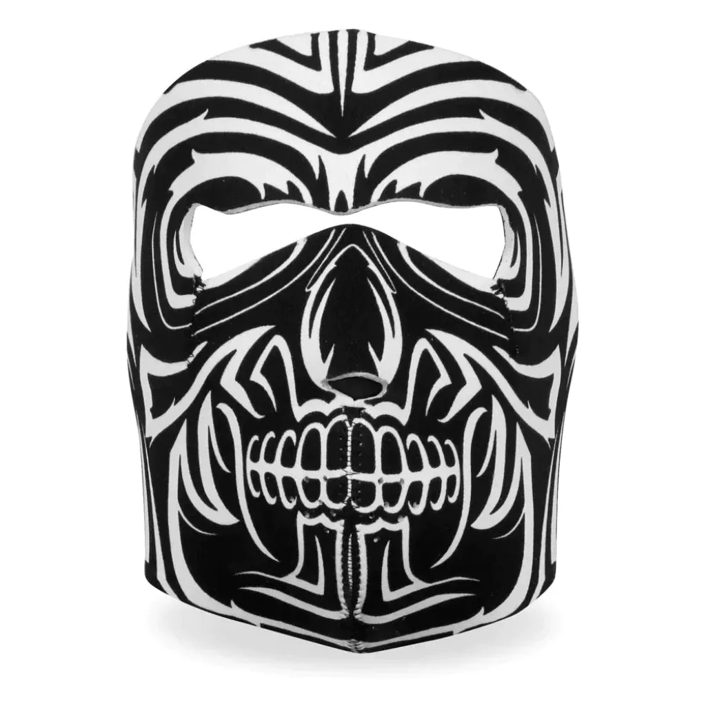 Neoprene Full Face Mask - Design Skull FMA1025 | Hot Leathers