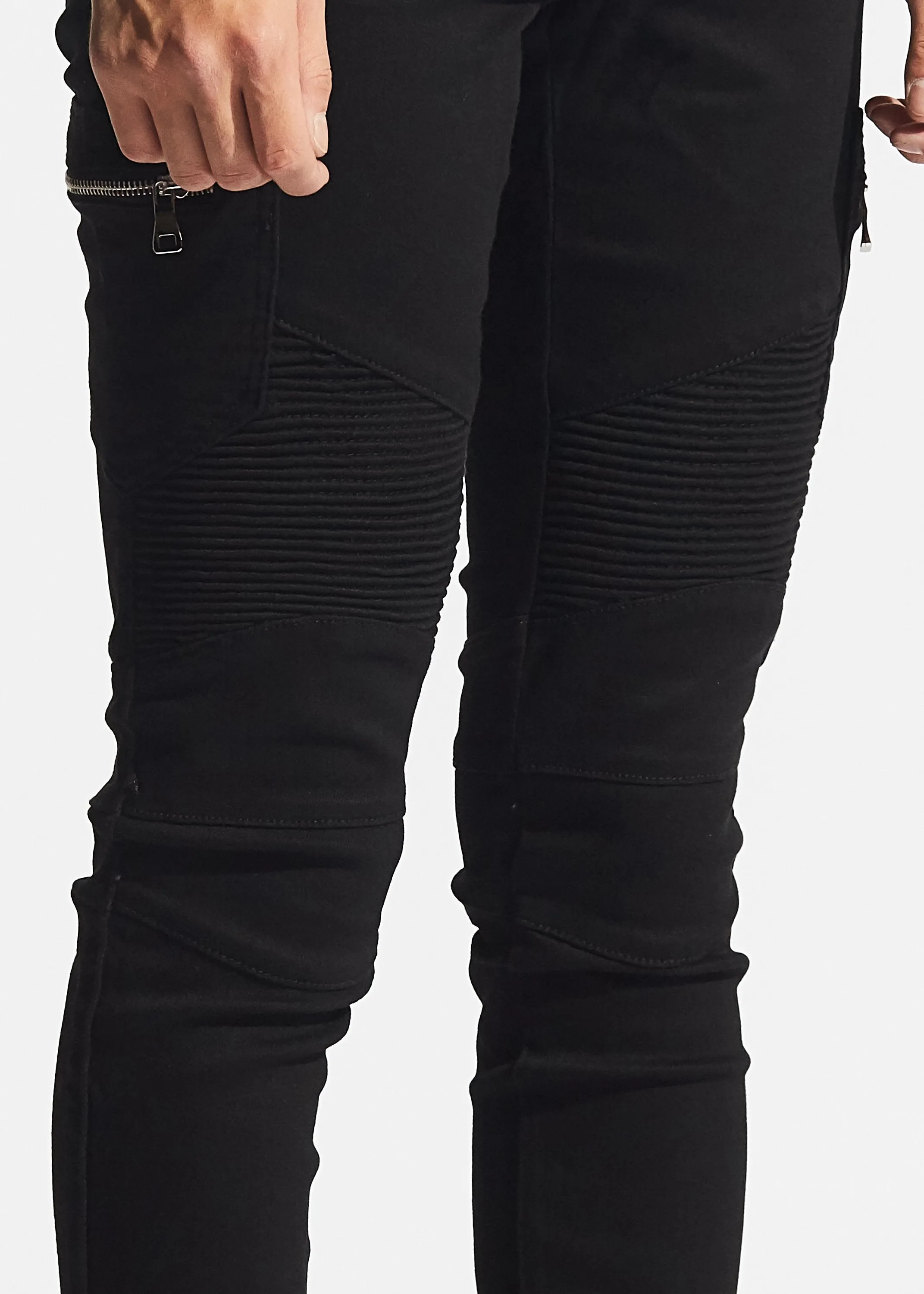 Neptune Biker Denim (Black)