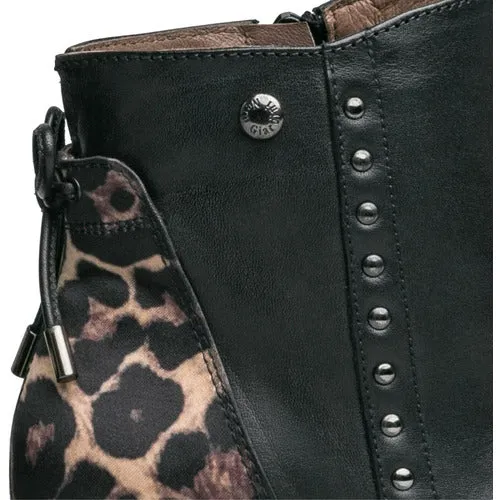 NeroGiardini Leopard Print Ankle Boots