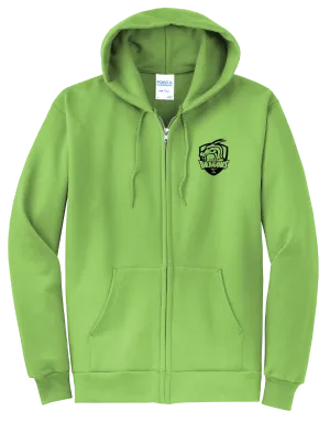 NEW GREEN Zip Up Hoodies