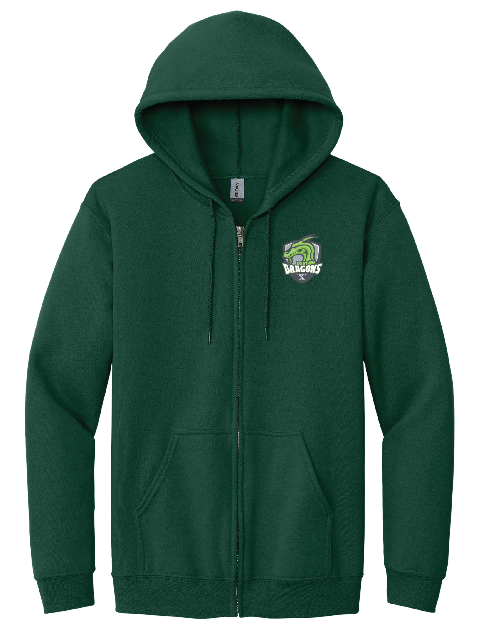 NEW GREEN Zip Up Hoodies