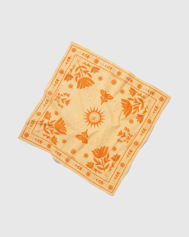 Organic Flower Field Bandana