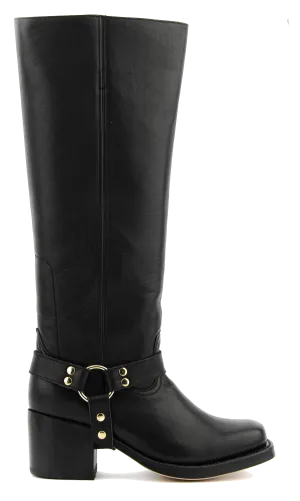 PAUL WARMER ICONIC BIKER BOOT BLACK