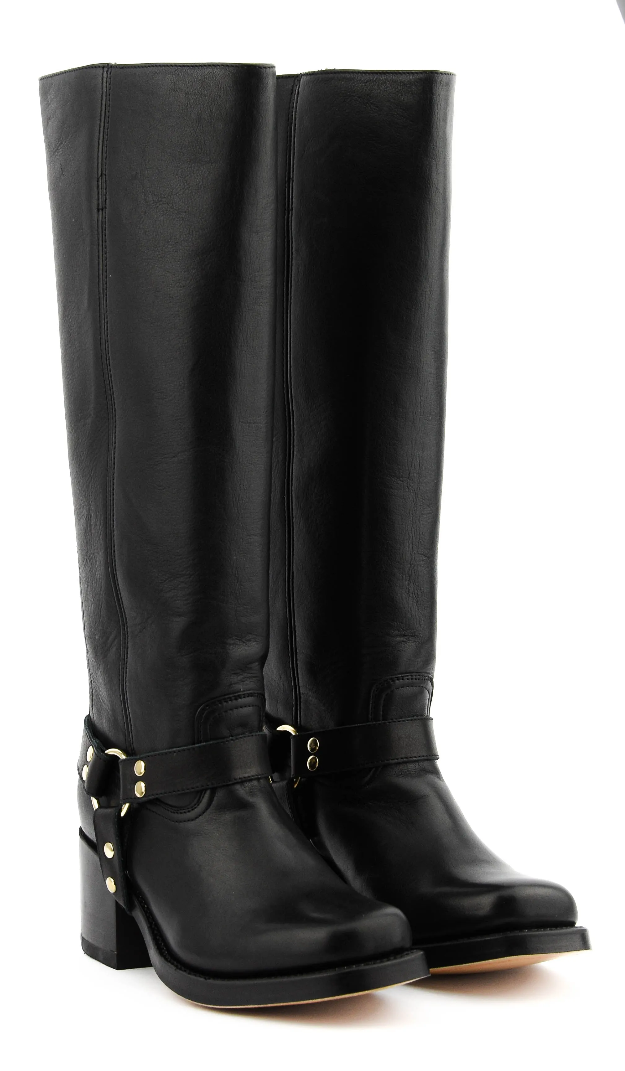 PAUL WARMER ICONIC BIKER BOOT BLACK