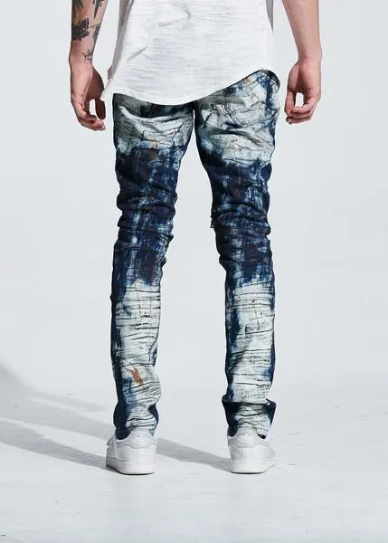 Pete Biker Denim (Indigo Paint)