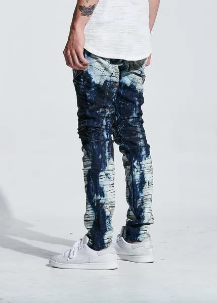 Pete Biker Denim (Indigo Paint)