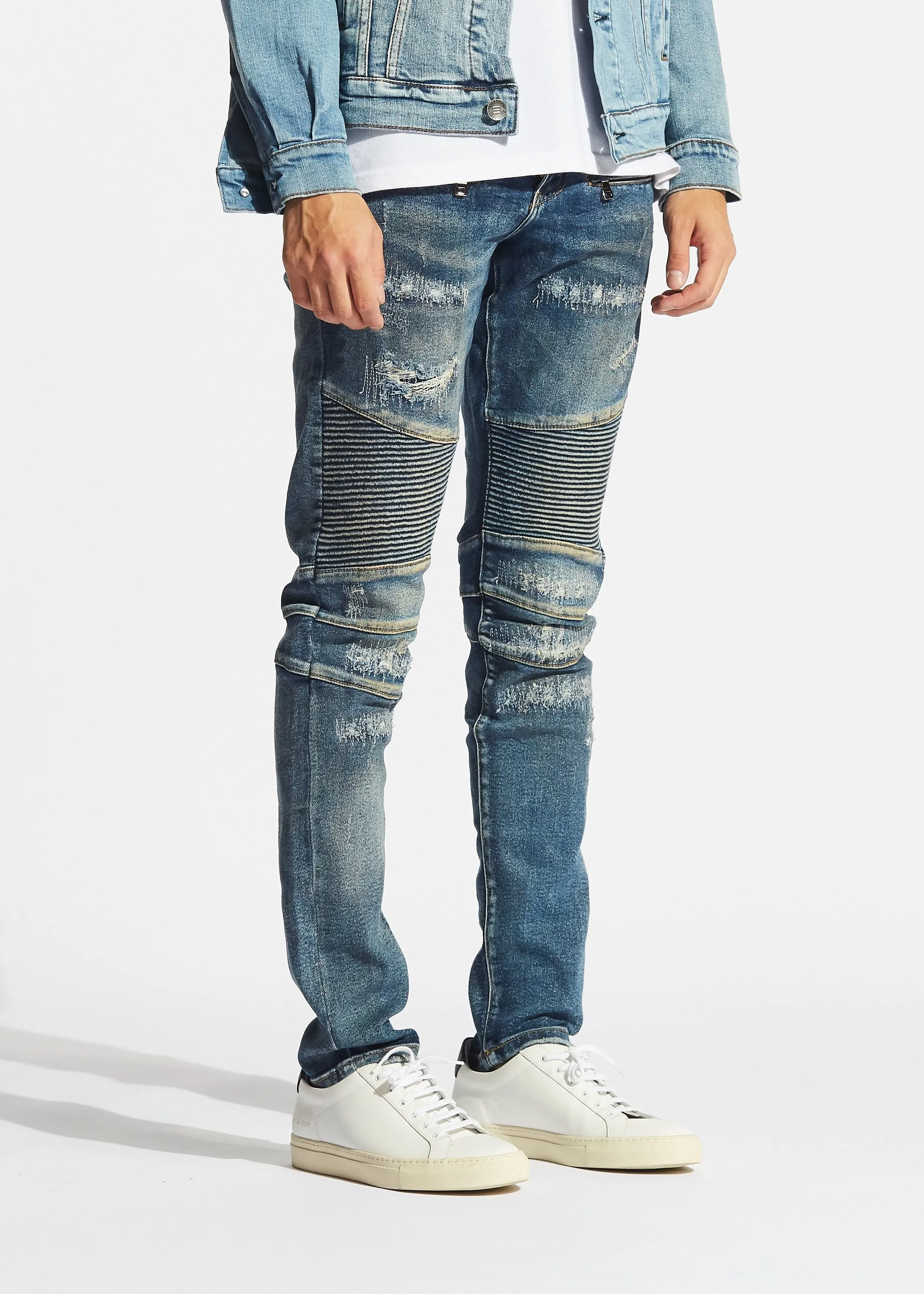 Polaris Biker Denim (Vintage Blue)