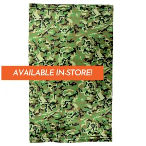 Polyester Neck Gaiter - Camo Skull HWN2011 | Hot Leathers