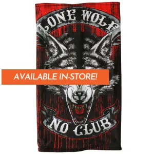 Polyester Neck Gaiter - Lone Wolf HWN2024 | Hot Leathers