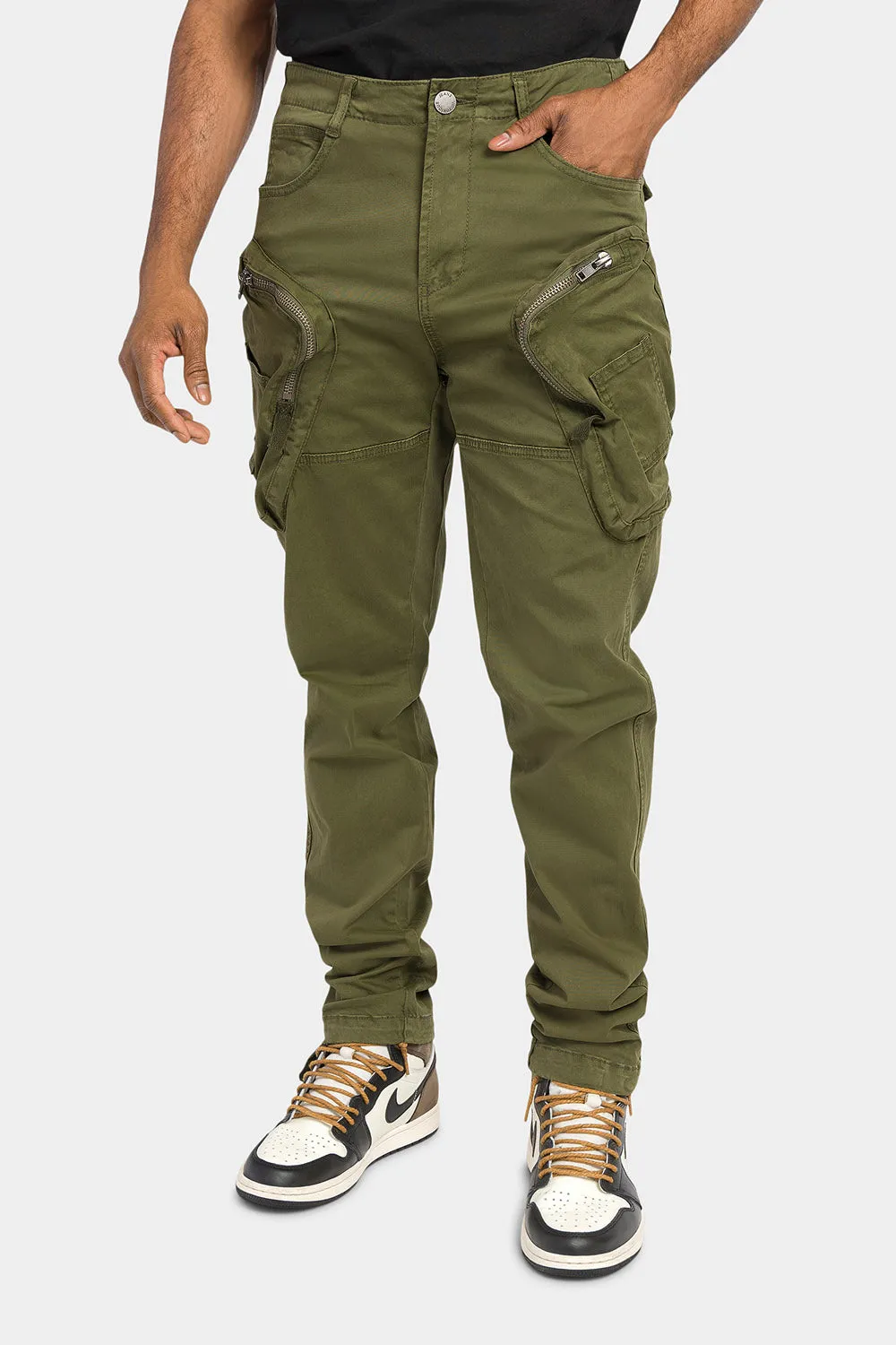 Prewashed Cargo Pants