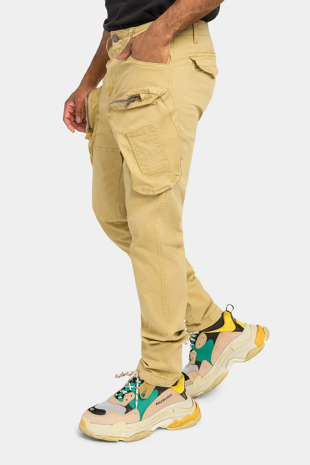 Prewashed Cargo Pants