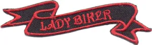 "Lady Biker" Patch