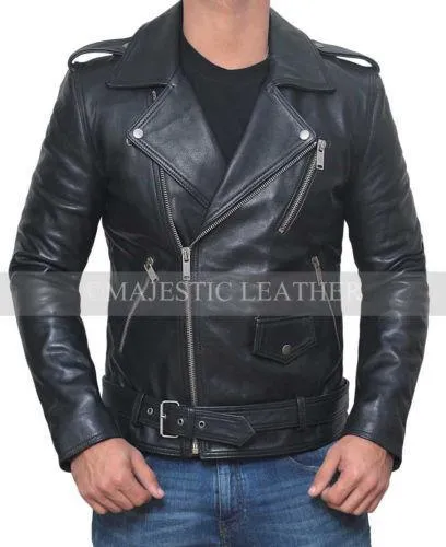 Riverdale Southside Serpents Gang Mens Black Biker Leather Jacket