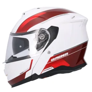 Shiro Discover Royal Jet Helmet Red